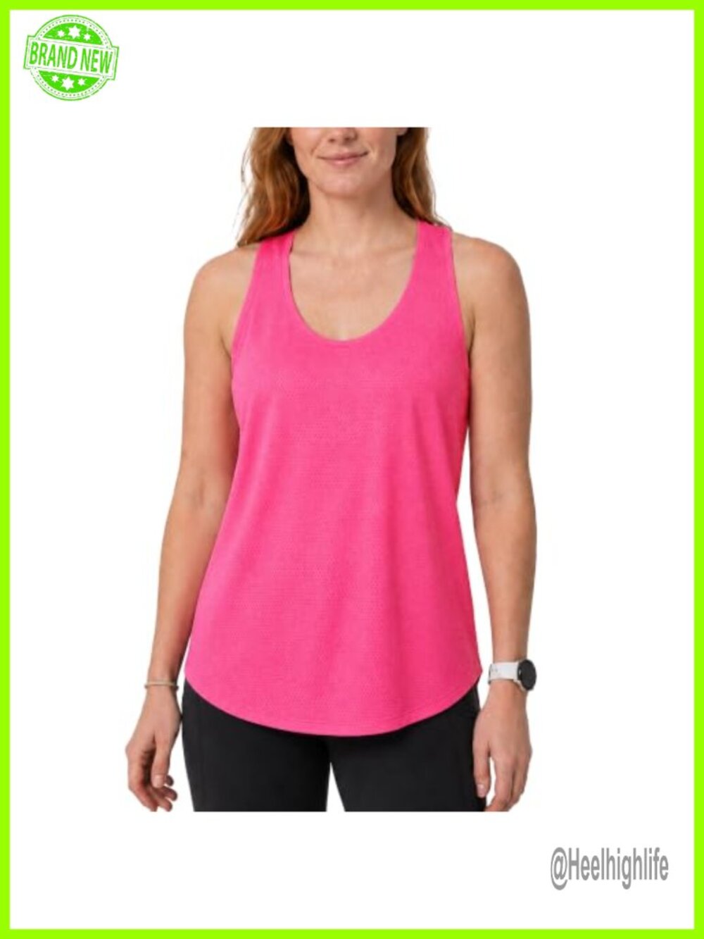 Loose Longline Athletic Tank Top Women Moisture Wicking Racerback